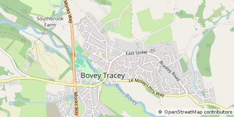 Map of Newton Abbot