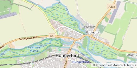 Map of Hungerford, Berkshire
