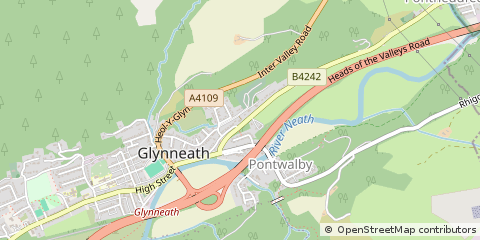 Map of Neath