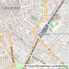 Map of Leicester