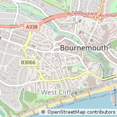 Map of Bournemouth