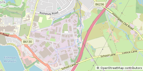 Map of Blackburn, Lancashire