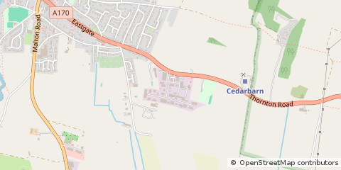Map of Pickering, North Yorkshire