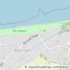 Map of Herne BAY, Kent