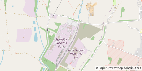 Map of Melton Mowbray, Leics