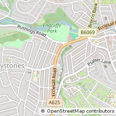 Map of Sheffield