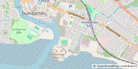 Map of Dumbarton