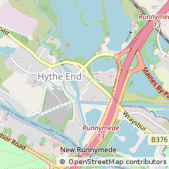 Map of Staines-Upon-Thames, Middlesex