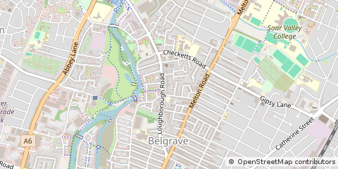 Map of Leicester