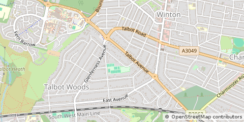 Map of Bournemouth