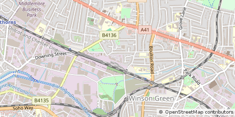 Map of Birmingham