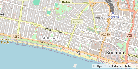 Map of Brighton
