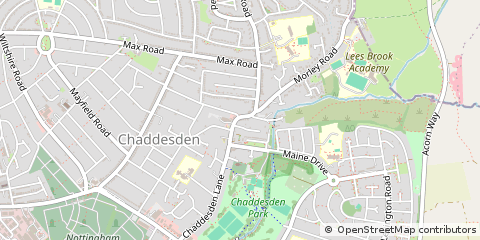 Map of Derby, Derbyshire
