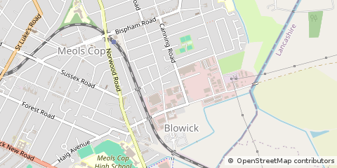 Map of Merseyside