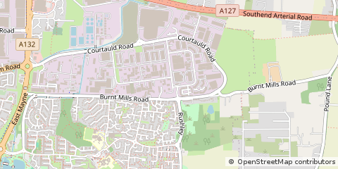 Map of Basildon