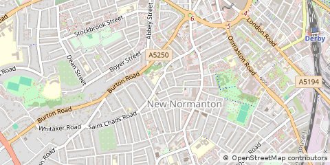 Map of Derby