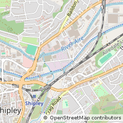 Map of Shipley, West Yorkshire