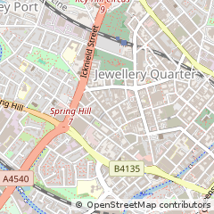 Map of Birmingham, West Midlands