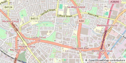 Map of Birmingham