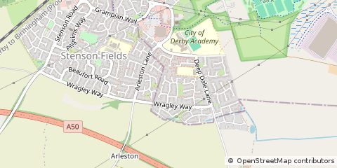Map of Derby