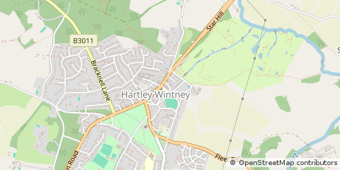Map of Hook, Hampshire