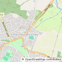 Map of Hook, Hampshire