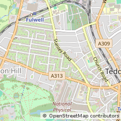 Map of Teddington