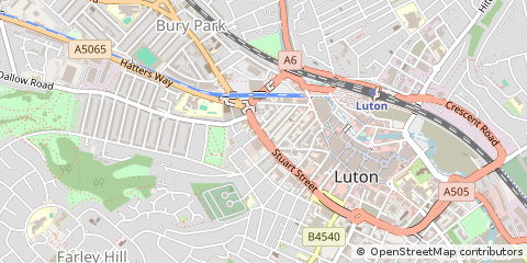 Map of Luton