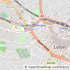 Map of Luton