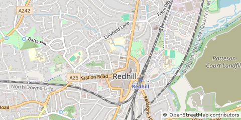 Map of Redhill