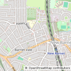 Map of Barnet, Hertfordshire