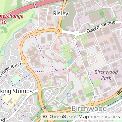 Map of Warrington