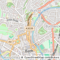Map of Bath