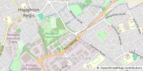 Map of Dunstable, Middlesex