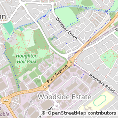 Map of Dunstable, Middlesex