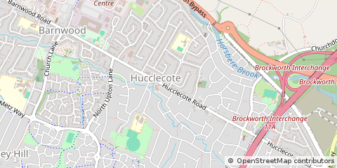 Map of Gloucester, Gloucestershire