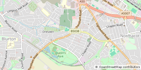 Map of Stoke-on-Trent
