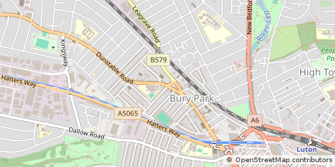 Map of Luton