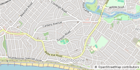 Map of Bournemouth