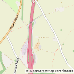 Map of Lutterworth, Leicestershire