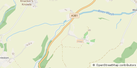 Map of Totnes, Devon