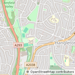 Map of Hove, East Sussex