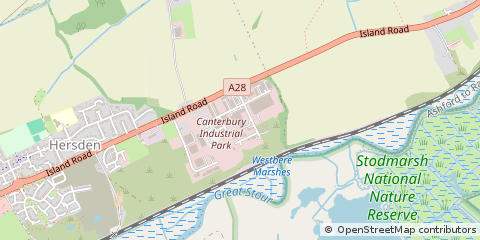 Map of Canterbury