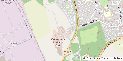 Map of Redcar, Cleveland