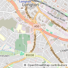 Map of Stoke-on-Trent