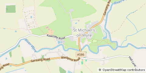 Map of Preston, Lancashire