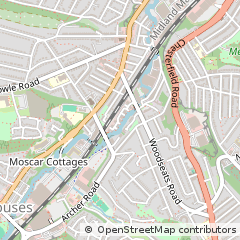 Map of Sheffield