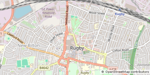 Map of Rugby