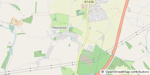 Map of Woodbridge, Suffolk