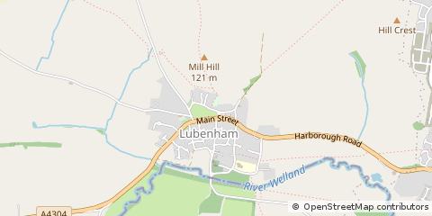 Map of Market Harborough